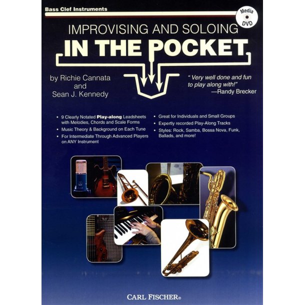Cannata &amp; Kennedy: Improvising And Soloing In The Pocket Bass Cleff Instruments - Book/CD