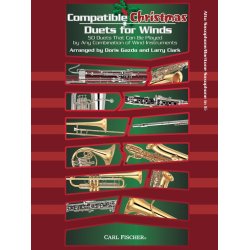 Compatible Christmas Duets For Winds: Alto Saxophone/Baritone Saxophone In Eb