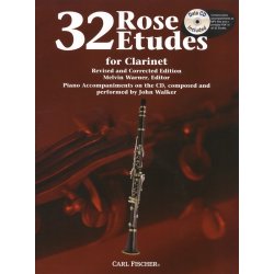 Cyrille Rose: 32 Rose Etudes - Book/CD