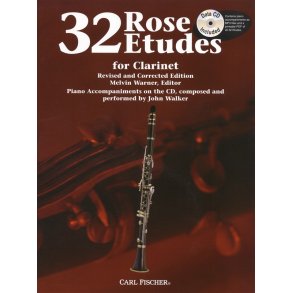 Cyrille Rose: 32 Rose Etudes - Book/CD