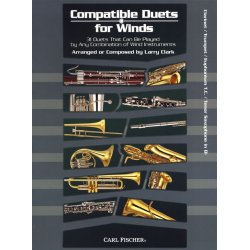 Larry Clark: Compatible Duets For Winds - Clarinet/Trumpet/T.C. Euphonium/Tenor Saxophone