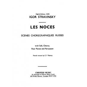 Igor Stravinsky: Les Noces (1922- Miniature Score)