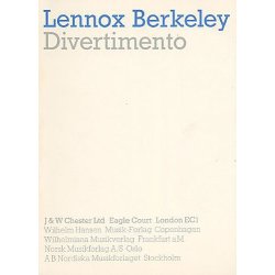 Lennox Berkeley: Divertimento In B Flat For Orchestra Op.18 (Miniature Score)