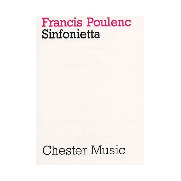 Francis Poulenc: Sinfonietta