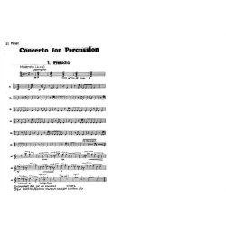 Salzedo: Concerto For Percussion Op. 74 (1969)  Pts