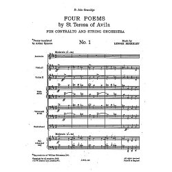 Lennox Berkeley: Four Poems By St. Teresa Of Avila Op.27