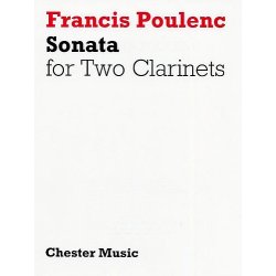 Poulenc: Sonata For Two Clarinets (In B Flat And A) Player's Score