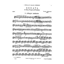 Francis Poulenc: Sonata For Horn, Trumpet and Trombone (Parts)