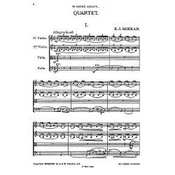 Moeran: String Quartet In A Minor (Study Score)