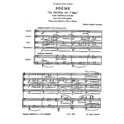 Timothy Mather Spelman: Poeme 'Le Pavillon Sur L'eau' (Miniature Score)