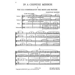 Bantock: In A Chinese Mirror for String Quartet (Score)