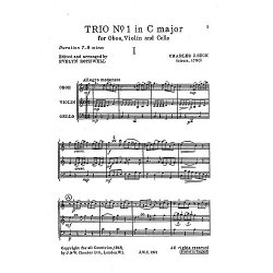 Charles J. Suck: Trio No.1 In C (Miniature Score)