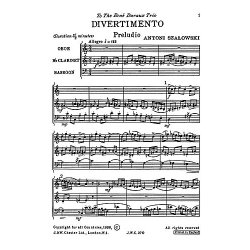 Szalowski: Divertimento (Miniature Score)