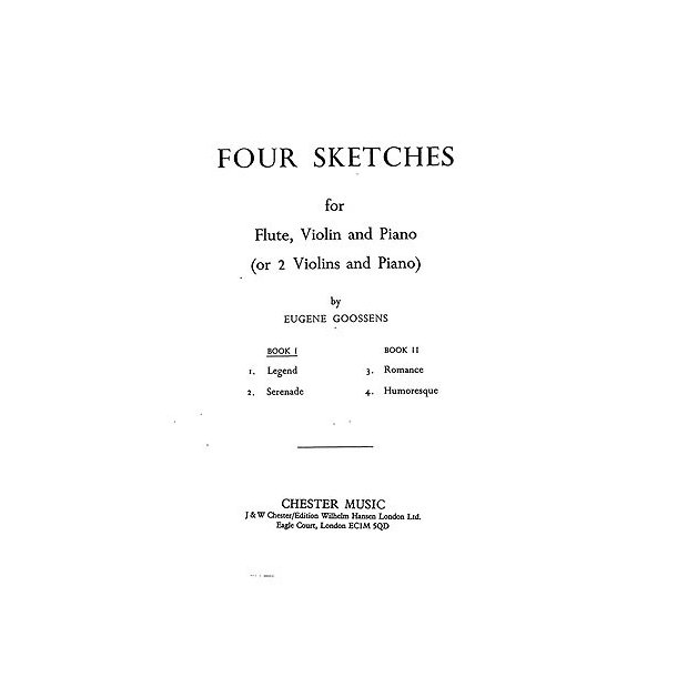 Goossens: Four Sketches Book 1 (Score and Parts)
