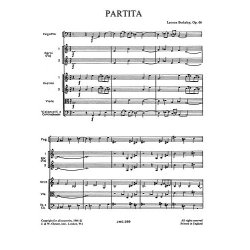 Lennox Berkeley: Partita Op.66 (Miniature Score)