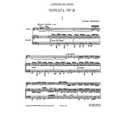 Lennox Berkeley: Sonata For Violin and Piano No.2, Op.1