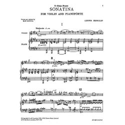 Lennox Berkeley: Sonatina For Violin and Piano
