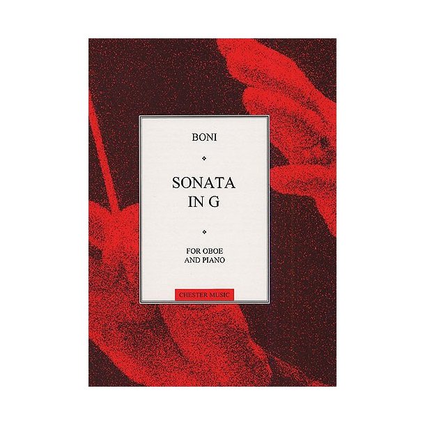 Giovanni Boni: Sonata In G Major For Oboe and Piano (Arr. Rothwell)