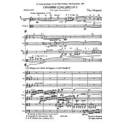Thea Musgrave: Chamber Concerto No.3 (Study Score)