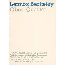 Lennox Berkeley: Oboe Quartet Op.70 (Miniature Score)