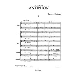 Lennox Berkeley: Antiphon For String Orchestra Op. 85 (Miniature Score)