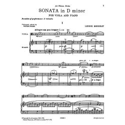 Lennox Berkeley: Sonata In D Minor For Viola and Piano