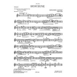 Ilyinsky: Berceuse for Violin with Piano acc.