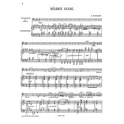 Glazounof: Melodie Arabe (Vlc Or Vln/Pf)