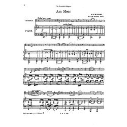 Schubert Am Meer From Three Melodies Cello/Piano (Arr Piatti)