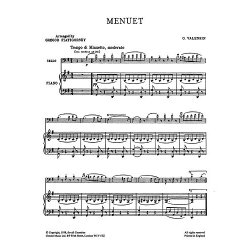 Valensin: Minuet for Cello and Piano