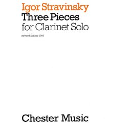 Igor Stravinsky: Three Pieces For Clarinet Solo