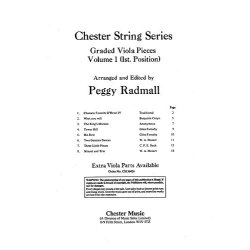 Peggy Radmall: Chester String Series Viola Book 1 (Viola/Piano)