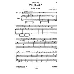 Norden: Passacaglia for Horn and Piano