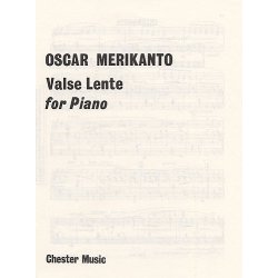 Oskar Merikanto: Valse Lente For Piano