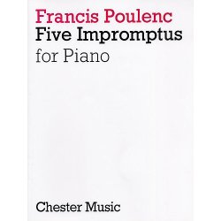 Francis Poulenc: Five Impromptus For Piano
