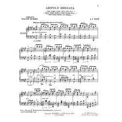 J.S.Bach/Walter Rummel: Thy Name Like Unto The Sun [Leopold Serenata]