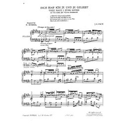 J.S.Bach/Walter Rummel: Thee Have I Ever Loved