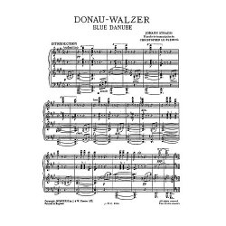 Johann Strauss II: The Blue Danube Waltz For Piano.