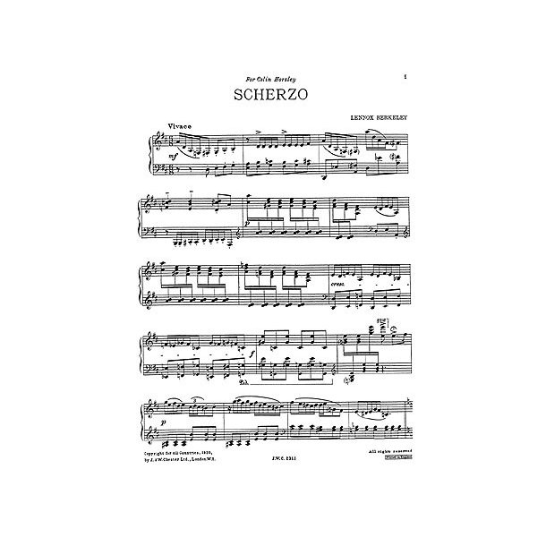 Lennox Berkeley: Scherzo Op.32 No.2