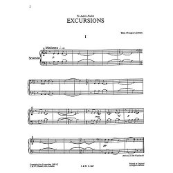 Thea Musgrave: Excursions: 8 Pieces For Piano Duet