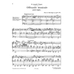 Paul De Maleingreau: Offrande Musicale Op.18 No.1
