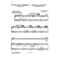 Nikolai Rimsky-Korsakov: The Rose Enslaves The Nightingale (Voice/Piano)