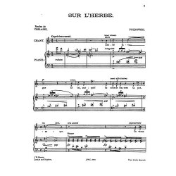 Poldowski: Sur L'herbe for Voice with Piano acc.