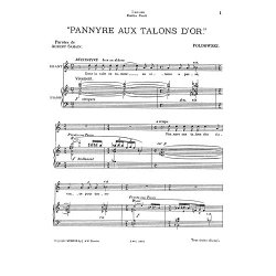 Poldowski: Pannyre Aux Talons D'or  for Voice with Piano acc.
