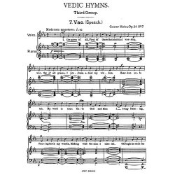 Gustav Holst: Vedic Hymns Op.24 No.7 (Vac. Speech) Voice/Piano