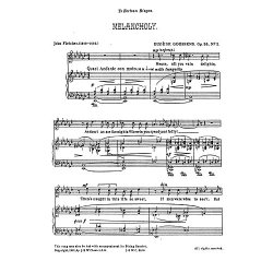 Goossens: Melancholy from 'Three Songs Op.26' for Medium Voice and Piano
