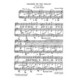 Manuel De Falla: Cancion Del Fuego Fatuo