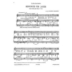 Goossens: Searching For Lambs. Song for Voice and Piano