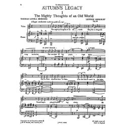 Lennox Berkeley: Autumn's Legacy Op.58
