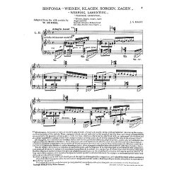 J.S.Bach/Walter Rummel: Sinfonia-Weeping, Lamenting